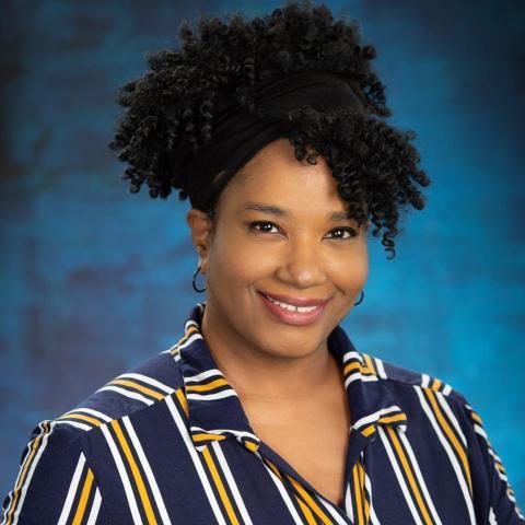 A headshot of the author Sylvia Hubbard