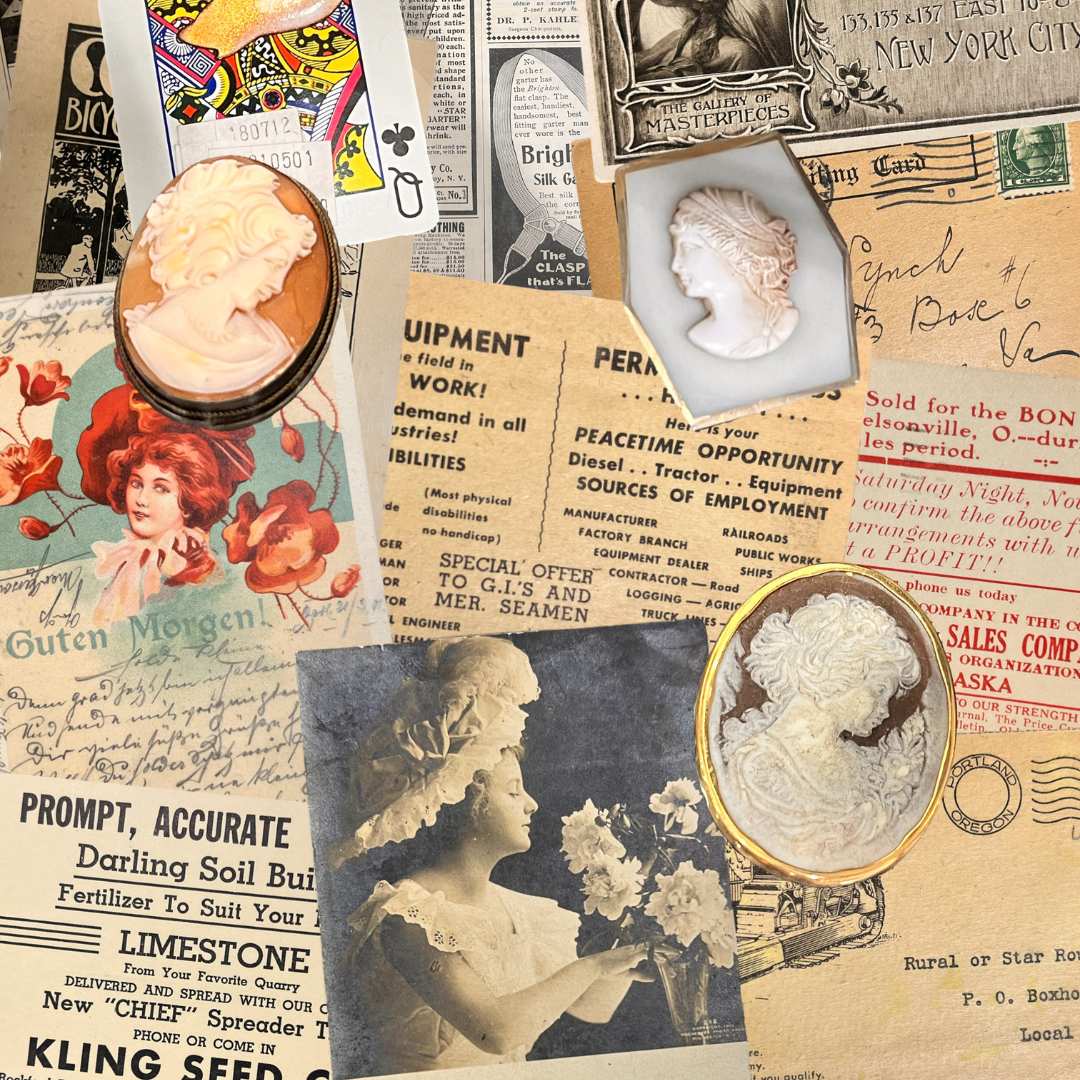 Collage of different images, primarily women